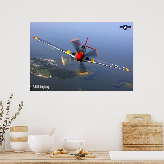 P-51D MUSTANG POSTER (Küche)