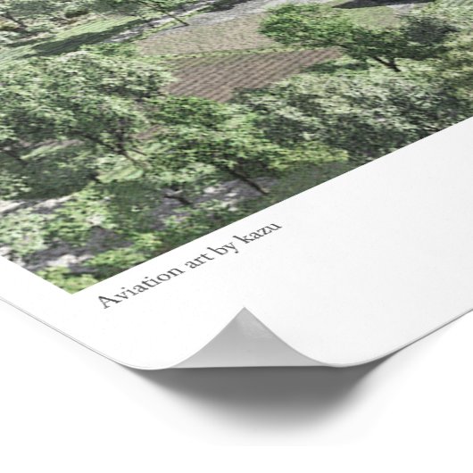 P-51D Mustang Poster (Ecke)