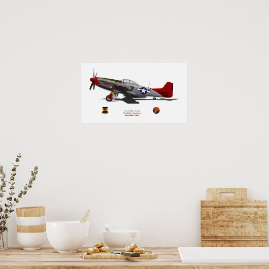 P-51Dtuskegee Poster (Küche)