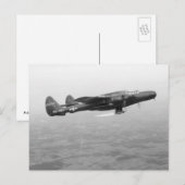 P-61 Black Widow Postkarte (Vorne/Hinten)