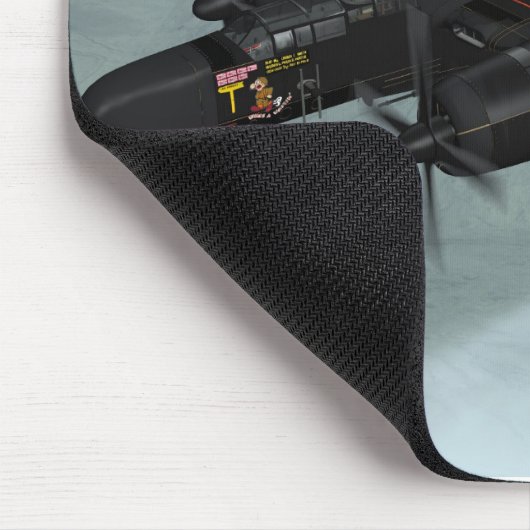 P-61 Schwarzes Fenster Mousepad (Ecke)