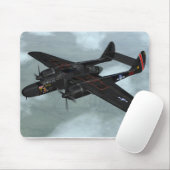 P-61 Schwarzes Fenster Mousepad (Mit Mouse)