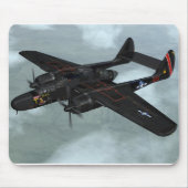P-61 Schwarzes Fenster Mousepad (Vorne)