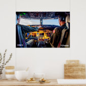 P-8 POSEIDON COCKPIT POSTER (Küche)