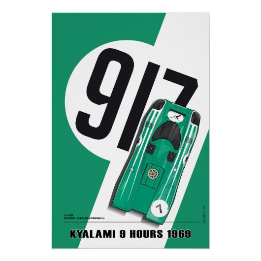 P 917 David Piper Kyalami 1969 Poster (Vorderseite)