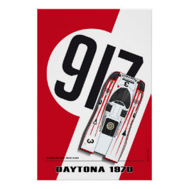 P 917 Elford-Ahrens Daytona 1970 Poster