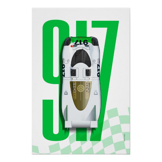 P 917 Prototype Top Tribute Poster (Vorderseite)