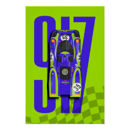 P 917K Hippie Car Top Tribute.jpg Poster