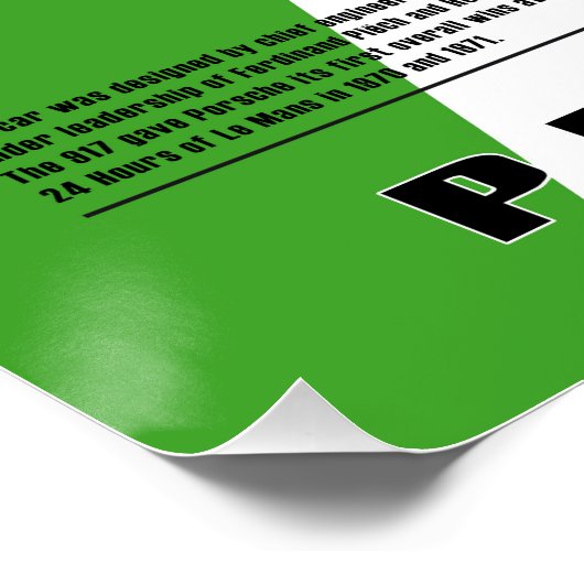 P 917LH Prototype Poster (Ecke)