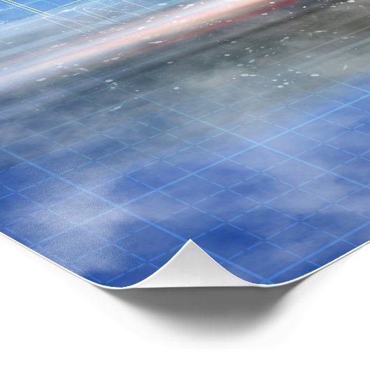 P 962 Blueprint Poster (Ecke)