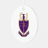 P.A.D. Wappen Ornament Aus Metall (Vorderseite links)