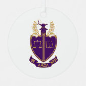 P.A.D. Wappen Ornament Aus Metall (Vorderseite)