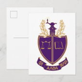 P.A.D. Wappen Postkarte (Vorne/Hinten)