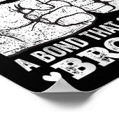 P And Grandson A Bond That Cant Be Broken Grandpa  Poster (Ecke)