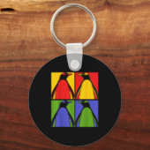 P Art Antarctic Animal Lover Zoo Keeper Gift Cute Schlüsselanhänger (Vorderseite)