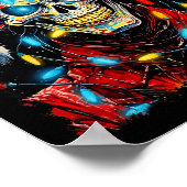 P Art Halloween Design Strawman Ecrow Christmas Ho Poster (Ecke)