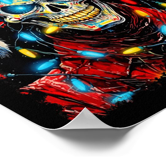 P Art Halloween Design Strawman Ecrow Christmas Ho Poster (Ecke)