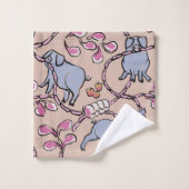 P B Unglaublich witzig Muster Chinesisches Schwein Badhandtuch Set (Waschlappen)