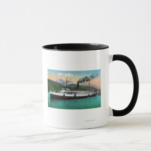 P. C. Co. Steamer "City of Seattle" Tasse (Rechts)
