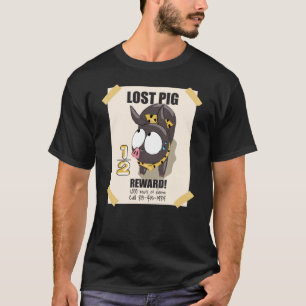 P-chan Ryoga Lost Pig - Ranma 12 Essential T - Shi T-Shirt