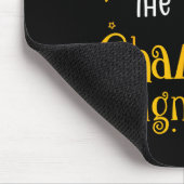 P Der Champagner Es ist Neujahr! Lustiger Flamingo Mousepad (Ecke)