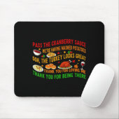 P Die Cranberry-Sauce Kartoffelbrei Mousepad (Mit Mouse)