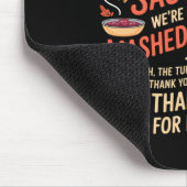 P Die Cranberry-Sauce Lustiger Thanksgiving Langar Mousepad (Ecke)