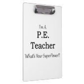 P.E. Lehrer Klemmbrett (Rechts)