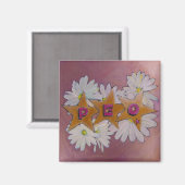 P.E.O. Philanthropische Schwesternschaft Magnet (Vorderseite/Rückseite)