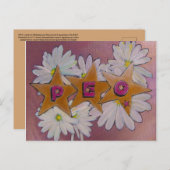 P.E.O. Schwesterschaft Postkarte (Vorne/Hinten)