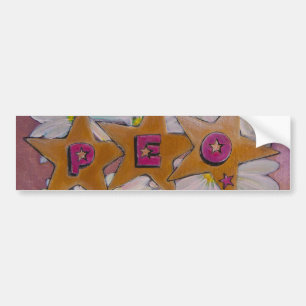 P.E.O. Sisterhood Autoaufkleber