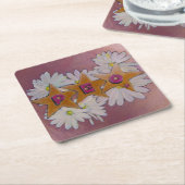 P.E.O. Sisterhood Rechteckiger Pappuntersetzer (angewinkelt)