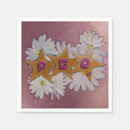 P.E.O. Sisterhood Serviette