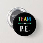 P.e. Schullehrer Pe Teacher Strong Physical Tea Button (Vorne & Hinten)