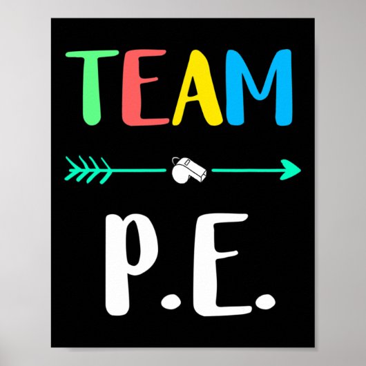 P.e. Schullehrer Pe Teacher Strong Physical Tea Poster (Vorne)