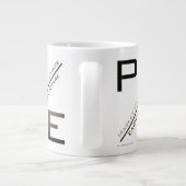 ‚P/E-Verhältnis‘ Jumbo-Tasse (Rückseite)