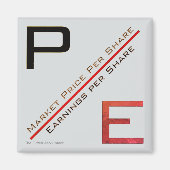 "P/E Verhältnis " Magnet (Vorne)