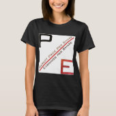 ‚P/E-Verhältnis‘ T-Shirt (Vorderseite)