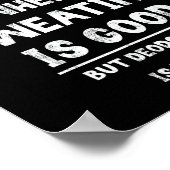 P.e. wo Schwitzen gut ist, aber Deodorant besser i Poster (Ecke)