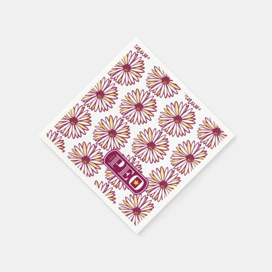 P.EO. Cocktail-Servietten Serviette (Ecke)