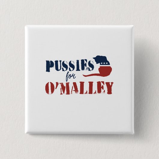 P für O'Malley Button (Vorderseite)