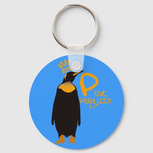 P für Penguin Schlüsselanhänger (Vorderseite)