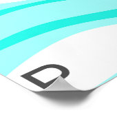 P für Pinguin Poster (Ecke)