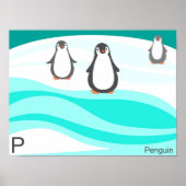 P für Pinguin Poster (Vorne)