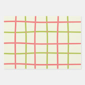 P+G-Checkboard Geschenkpapier Set (Vorderseite)