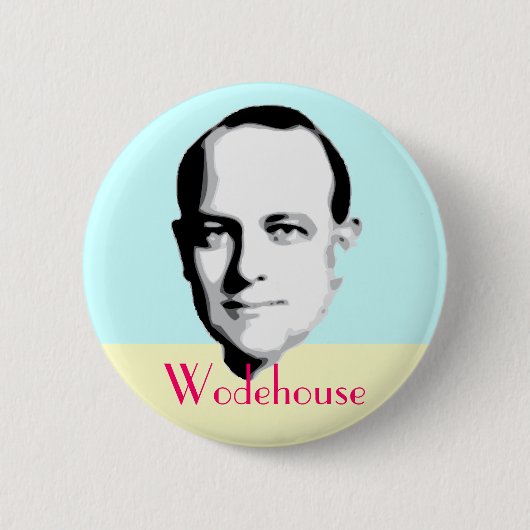 P.G. Wodehouse-Knopf Button (Vorderseite)