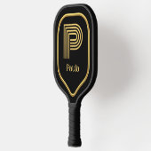 P Gold Initial Pickleball Paddle (Links)
