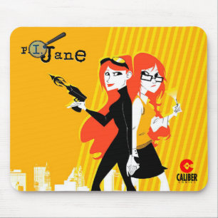 P.I. Jane Tag- und Nachtmauspad Mousepad