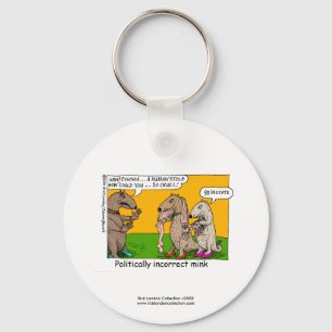 P.I. Mink (Human Stole) Cartoon auf dem Magnet "No Schlüsselanhänger