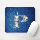 P-Imitate -"Diamant Bling" auf Denim Mousepad (Mit Mouse)